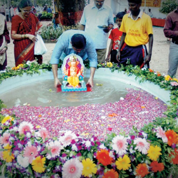 Artificial Ponds for Ganesh Visarjan