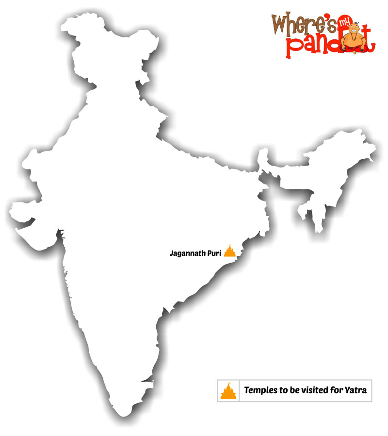Jagannath Puri Rath Yatra Map